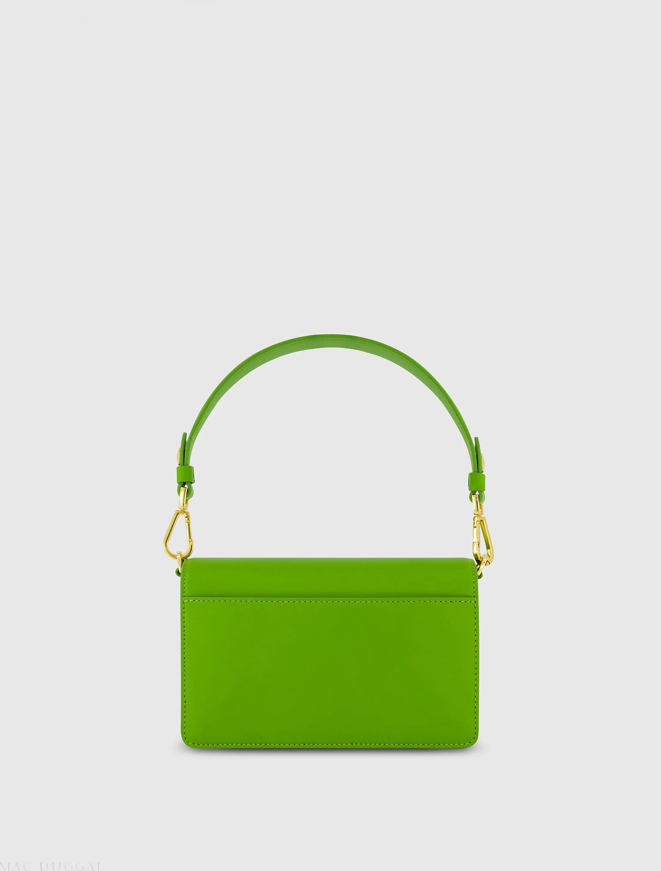Green Mini Leather Shoulder Bag With Gold Hardware - FINAL SALE - Image 4