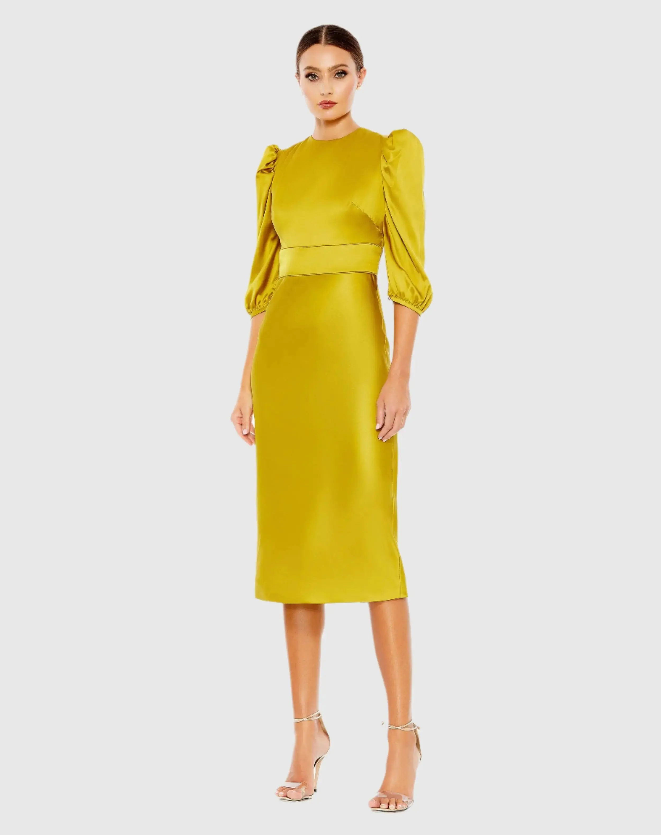 High Neck Midi Dress - Image 2